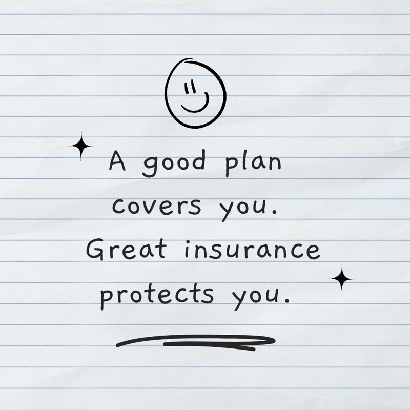 strong businesses are built on solid foundation - insurance is one of them